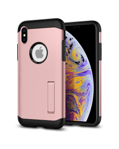 Защитный чехол Spigen для iPhone XS Max - Slim Armor - Розовое золото - 065CS25157