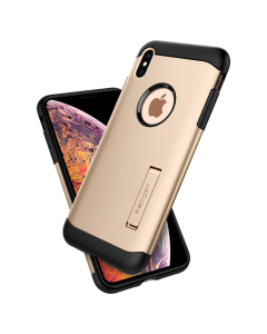 Защитный чехол Spigen для iPhone XS Max - Slim Armor - Золотой - 065CS24542