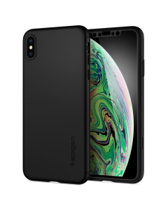 Защитный чехол Spigen для iPhone XS Max - Thin Fit 360 - Черный - 065CS24846