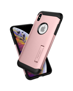 Защитный чехол Spigen для iPhone X / XS - Slim Armor - Розовое золото - 063CS24519