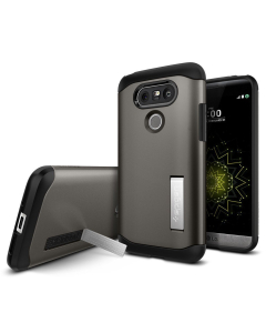 Защитный чехол Spigen для LG G5 - Slim Armor - Темно-серый - A18CS20130