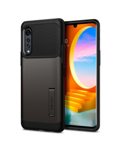 Защитный чехол Spigen для LG Velvet - Slim Armor - Серый - ACS01291