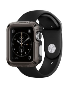 Защитный чехол Spigen для Apple Watch (42мм) - Tough Armor - Темно-серый - SGP11504