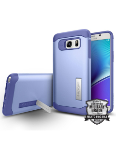 Защитный чехол Spigen для Galaxy Note 5 - Slim Armor - Фиолетовый - SGP11688