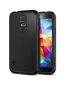 Защитный чехол Spigen для Galaxy S5 - Tough Armor - Черный - SGP10761
