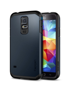 Защитный чехол Spigen для Galaxy S5 - Tough Armor - Синевато-серый - SGP10763