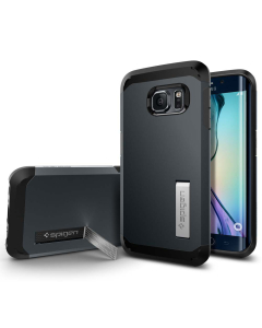 Защитный чехол Spigen для Galaxy S6 Edge - Tough Armor - Синевато-серый - SGP11429