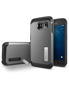Защитный чехол Spigen для Galaxy S6 - Tough Armor - Темно-серый - SGP11337