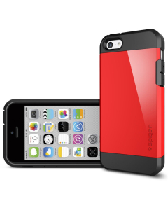 Защитный чехол Spigen для iPhone 5c - Tough Armor - Красный - SGP10545