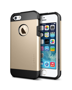 Защитный чехол Spigen для iPhone SE / 5s / 5 - Tough Armor - Шампань - SGP10584