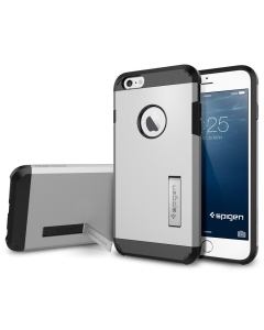 Защитный чехол Spigen для iPhone 6s Plus / 6 Plus - Tough Armor - Серебристый - SGP10917