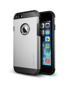 Защитный чехол Spigen для iPhone 6s / 6 - Tough Armor - Серебристый - SGP10971