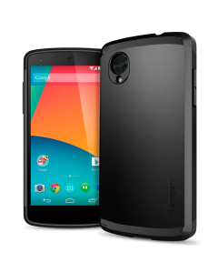 Защитный чехол Spigen для Nexus 5 - Slim Armor - Черный - SGP10569