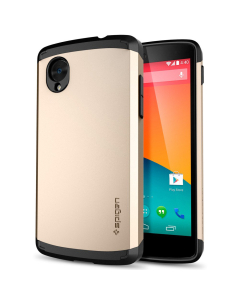 Защитный чехол Spigen для Nexus 5 - Slim Armor - Золотистый - SGP10566
