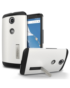 Защитный чехол Spigen для Nexus 6 - Slim Armor - Белый - SGP11236
