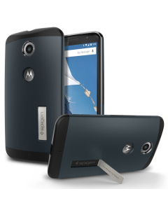 Защитный чехол Spigen для Nexus 6 - Slim Armor - Синевато-серый - SGP11237