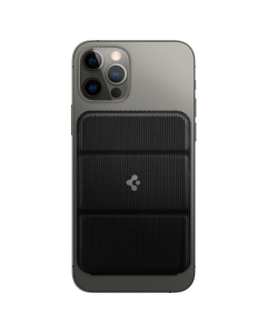 Кардхолдер Spigen для iPhone 12 Pro Max - MagSafe Smart Fold Wallet - Черный - AMP02746