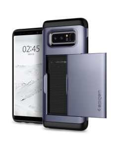 Чехол-визитница Spigen для Galaxy Note 8 - Slim Armor CS - Серая Орхидея - 587CS22073