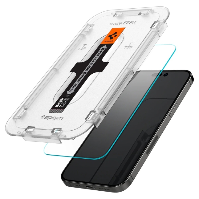 iphone 14 pro tempered glass spigen