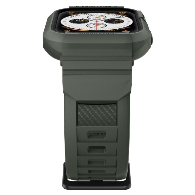 Spigen Rugged Armor Pro Apple Watch 4 5 6 Se 44Mm Military Green 062CS26016