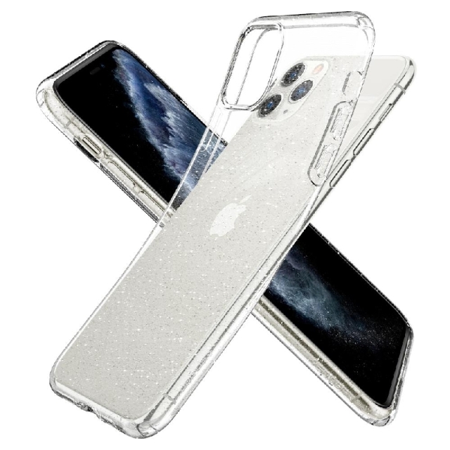Чехол-капсула SPIGEN для iPhone 11 Pro - Liquid Crystal Glitter - Прозрачный кварц - 077CS27229