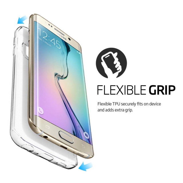 Капсула SPIGEN для Galaxy S6 Edge - Liquid Crystal - Кристально-прозрачный - SGP11478