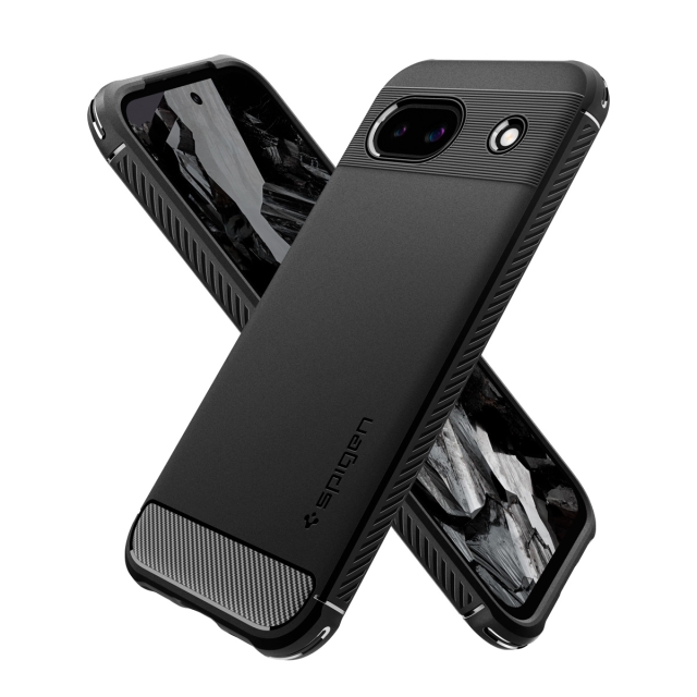 Чехол SPIGEN для Google Pixel 8a - Rugged Armor - Черный - ACS07259