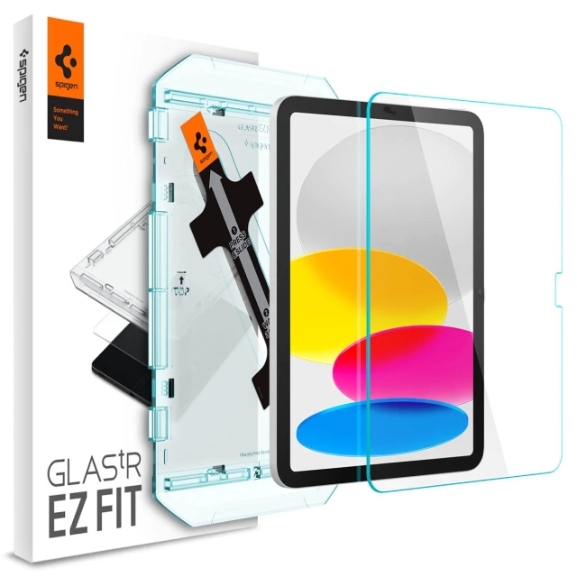 Защитное стекло SPIGEN для iPad 10.9 (2022) - GLAS.tR EZ Fit - Прозрачный - AGL05554