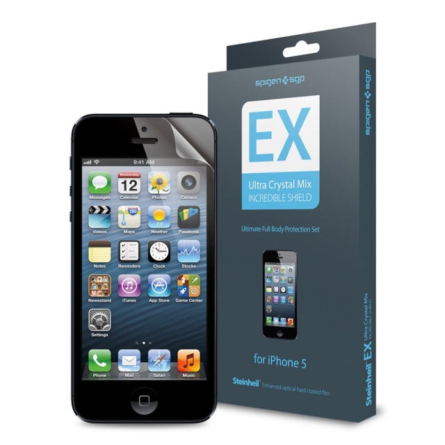 Защитная пленка SPIGEN для iPhone SE / 5s / 5 - Steinheil EX - Ultra Crystal Mix - SGP09582