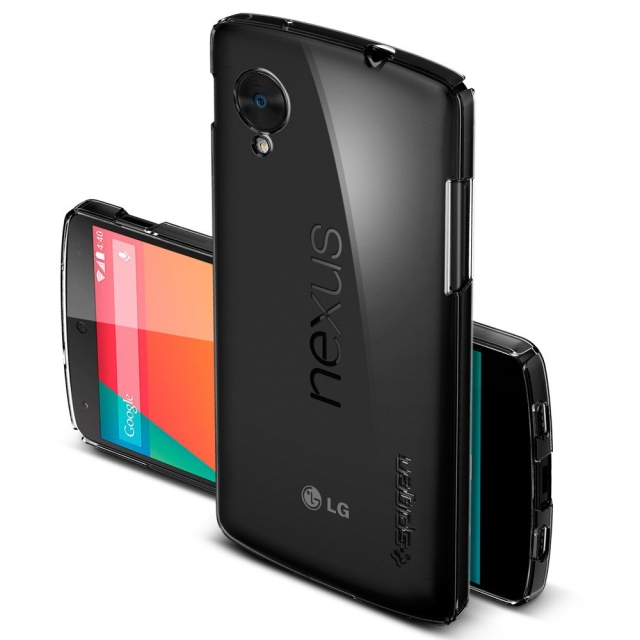 Чехол-накладка SPIGEN для Nexus 5 - Ultra Thin Air - Кристально-прозрачный - SGP10661