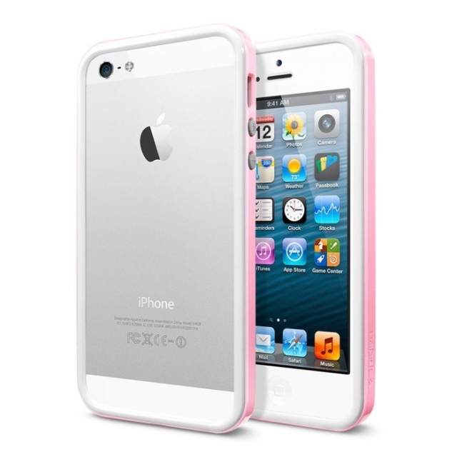 Бампер SPIGEN для iPhone SE / 5s / 5 - Neo Hybrid EX Snow - Розовый - SGP09531