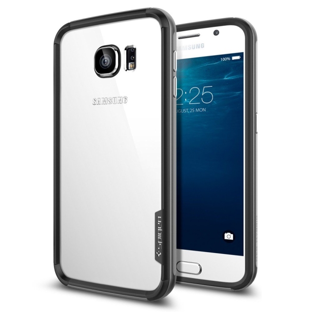 Бампер SPIGEN для Galaxy S6 - Neo Hybrid EX - Темно-серый - SGP11441