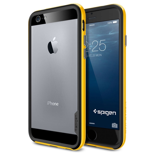 Бампер SPIGEN для iPhone 6s / 6 - Neo Hybrid EX - Желтый - SGP11027