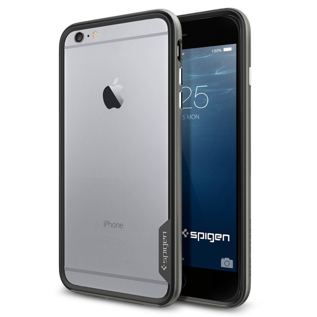 Бампер SPIGEN для iPhone 6s Plus / 6 Plus - Neo Hybrid EX - Темно-серый - SGP11057