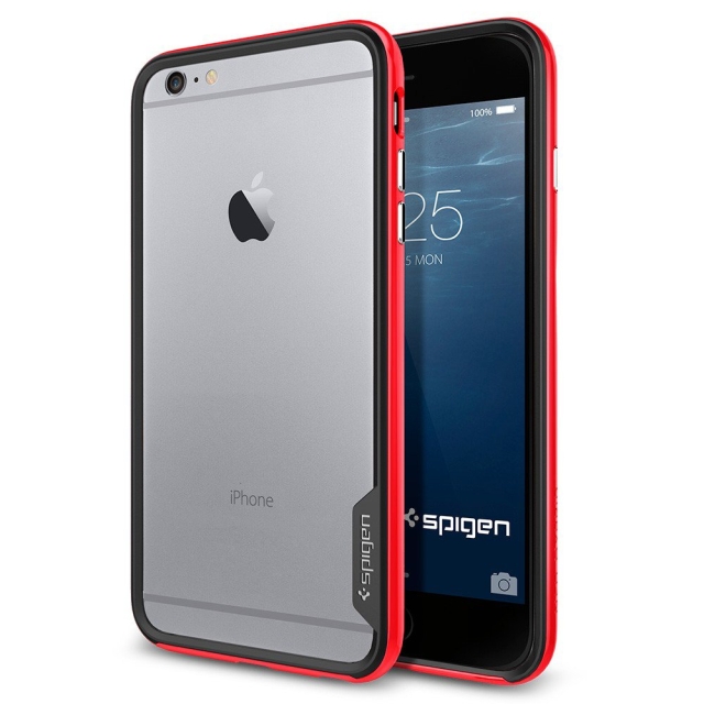 Бампер SPIGEN для iPhone 6s Plus / 6 Plus - Neo Hybrid EX - Красный - SGP11058