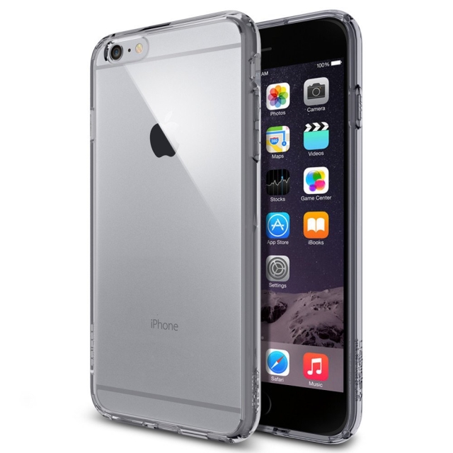 Чехол-гибрид SPIGEN для iPhone 6s Plus / 6 Plus - Ultra Hybrid - Прозрачный-космо - SGP11353