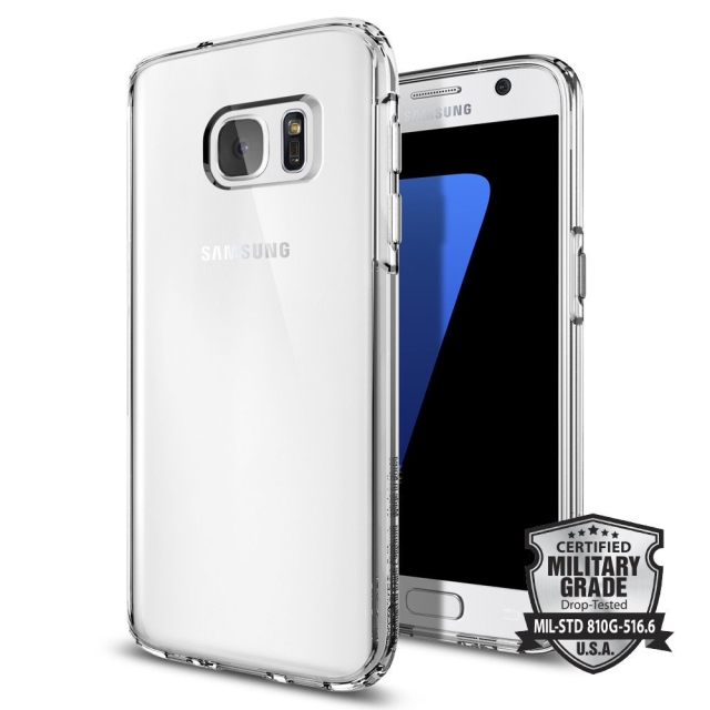 Чехол-гибрид SPIGEN для Galaxy S7 - Ultra Hybrid - Кристально-прозрачный - 555CS20008