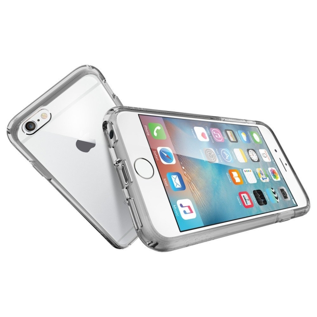 Чехол-гибрид SPIGEN для iPhone 6s / 6 - Ultra Hybrid - Прозрачный-космо - SGP11599