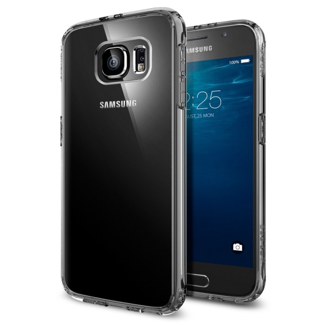 Чехол-гибрид SPIGEN для Galaxy S6 - Ultra Hybrid - Прозрачный - SGP11316