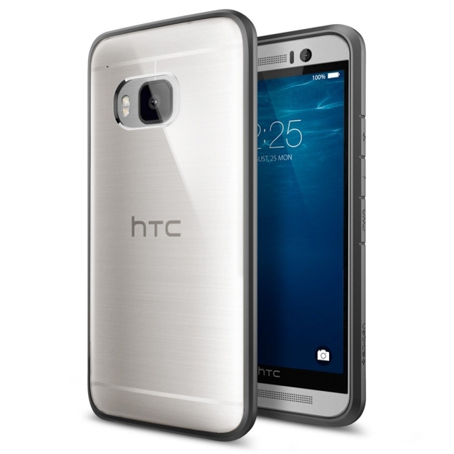 Чехол-гибрид SPIGEN для HTC One M9 - Ultra Hybrid - Темно-серый - SGP11452