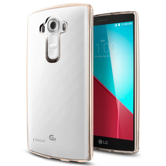 Чехол-гибрид SPIGEN для LG G4 - Ultra Hybrid - Кристально-золотой - SGP11518