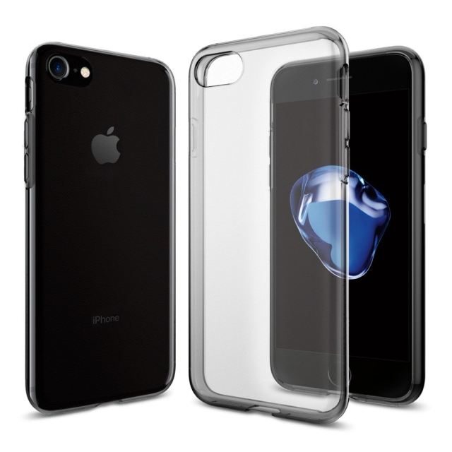 Чехол-капсула SPIGEN для iPhone SE (2022/2020)/8/7 - Liquid Crystal - Прозрачный-космо - 042CS20846