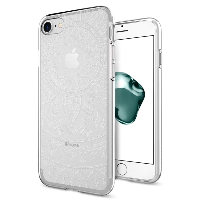 Чехол-капсула SPIGEN для iPhone SE (2022/2020)/8/7 - Liquid Crystal - Прозрачный - 042CS20959