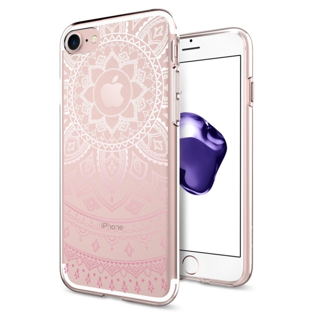 Чехол-капсула SPIGEN для iPhone SE (2022/2020)/8/7 - Liquid Crystal - Розовый - 042CS20958