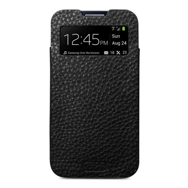 Чехол-карман SPIGEN для Galaxy S4 - Crumena View - Черный - SGP10272
