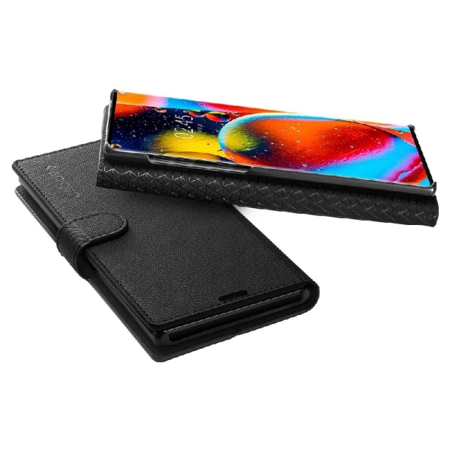 Чехол-книжка SPIGEN для Galaxy Note 10 - Wallet S - Черный - 628CS27476