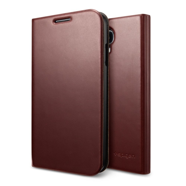 Чехол-книжка SPIGEN для Galaxy S4 - Slim Wallet S - Темно-коричневый - SGP10283