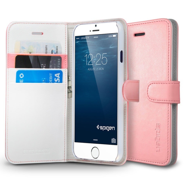Чехол-книжка SPIGEN для iPhone 6s / 6 - Wallet S - Светло-розовый - SGP11167
