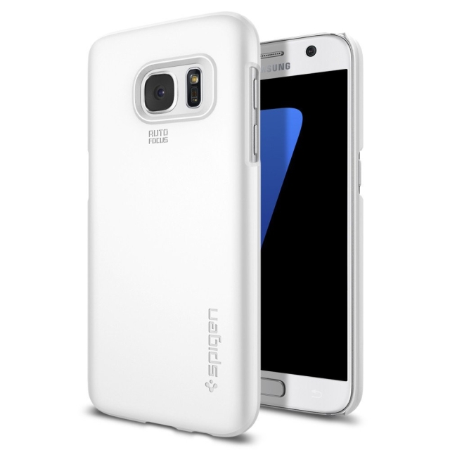Чехол-накладка SPIGEN для Galaxy S7 - Thin Fit - Белый - 555CS20004