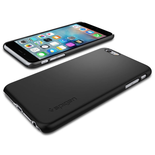 Чехол-накладка SPIGEN для iPhone 6 Plus / 6s Plus - Thin Fit - Черный - SGP11638